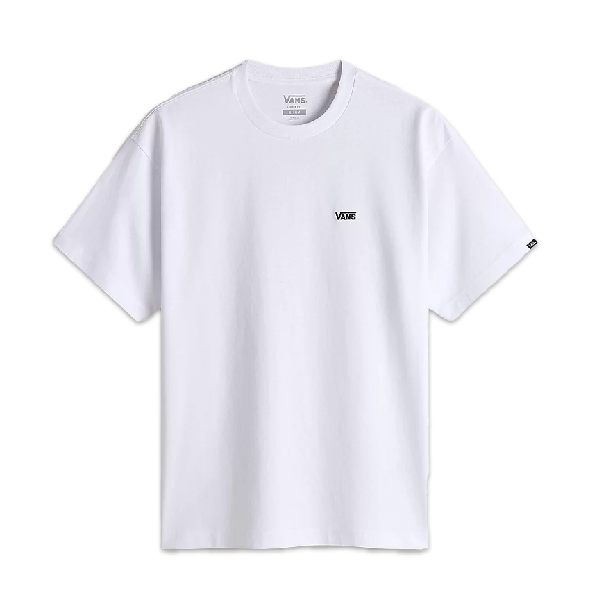 T-Shirt Vans Left Chest II Loose Bianco