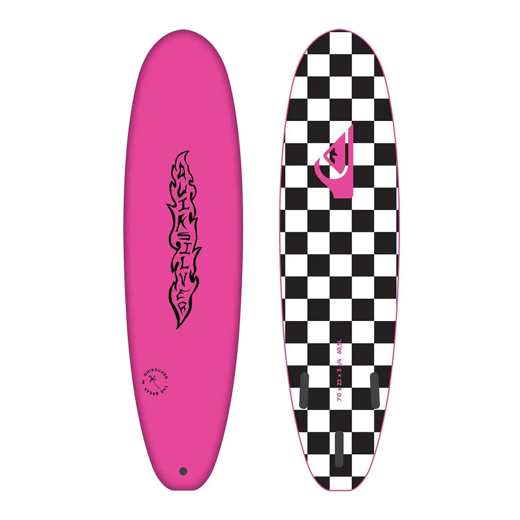 Tavola Surf Quiksilver Softboard Break 7’0” Rosa