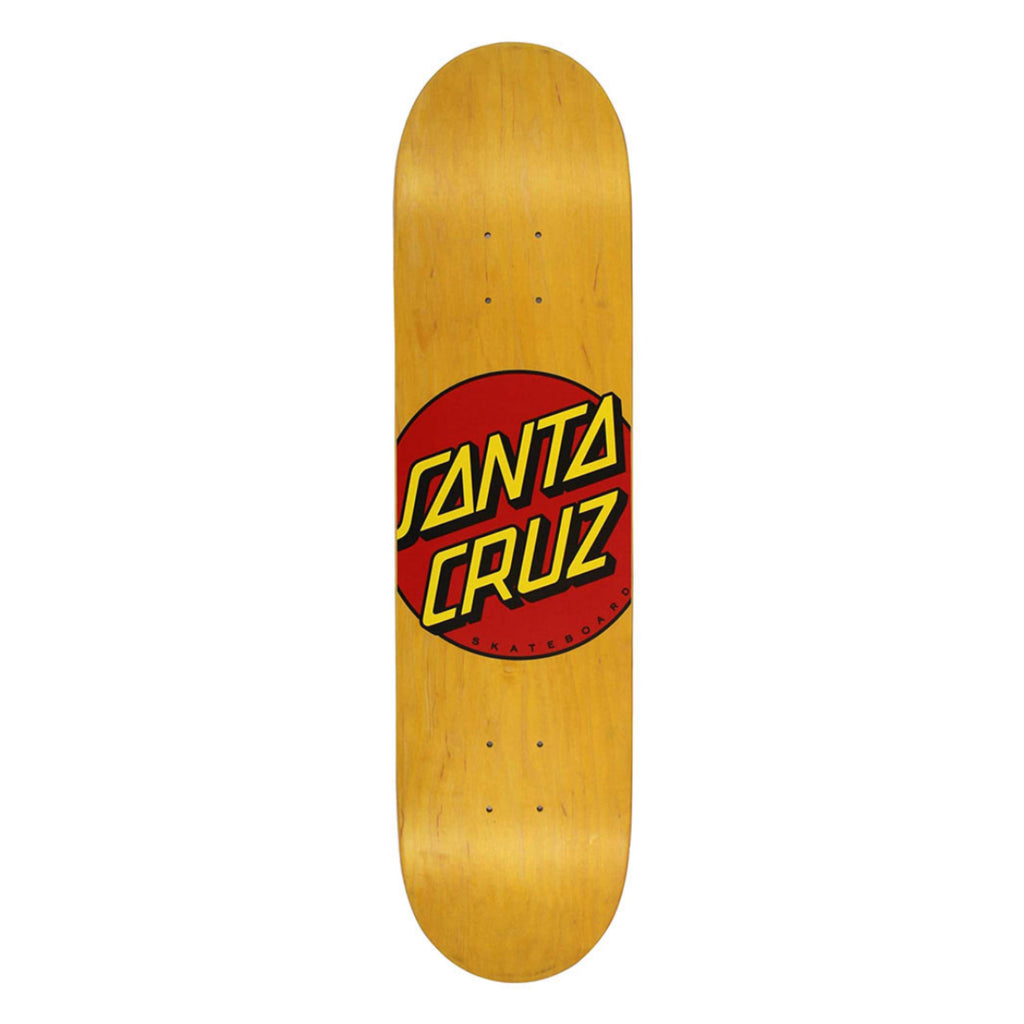 Deck Santa Cruz Classic Dot  7.75" Gialla