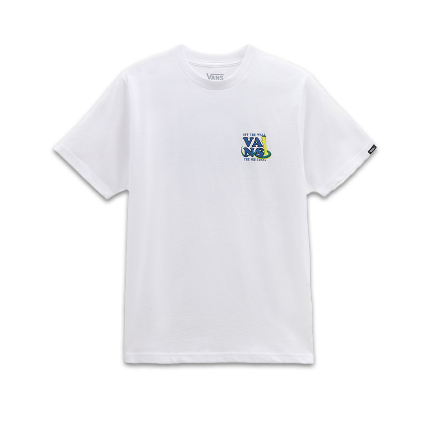 T-Shirt Vans Bambino Serpent Blanc